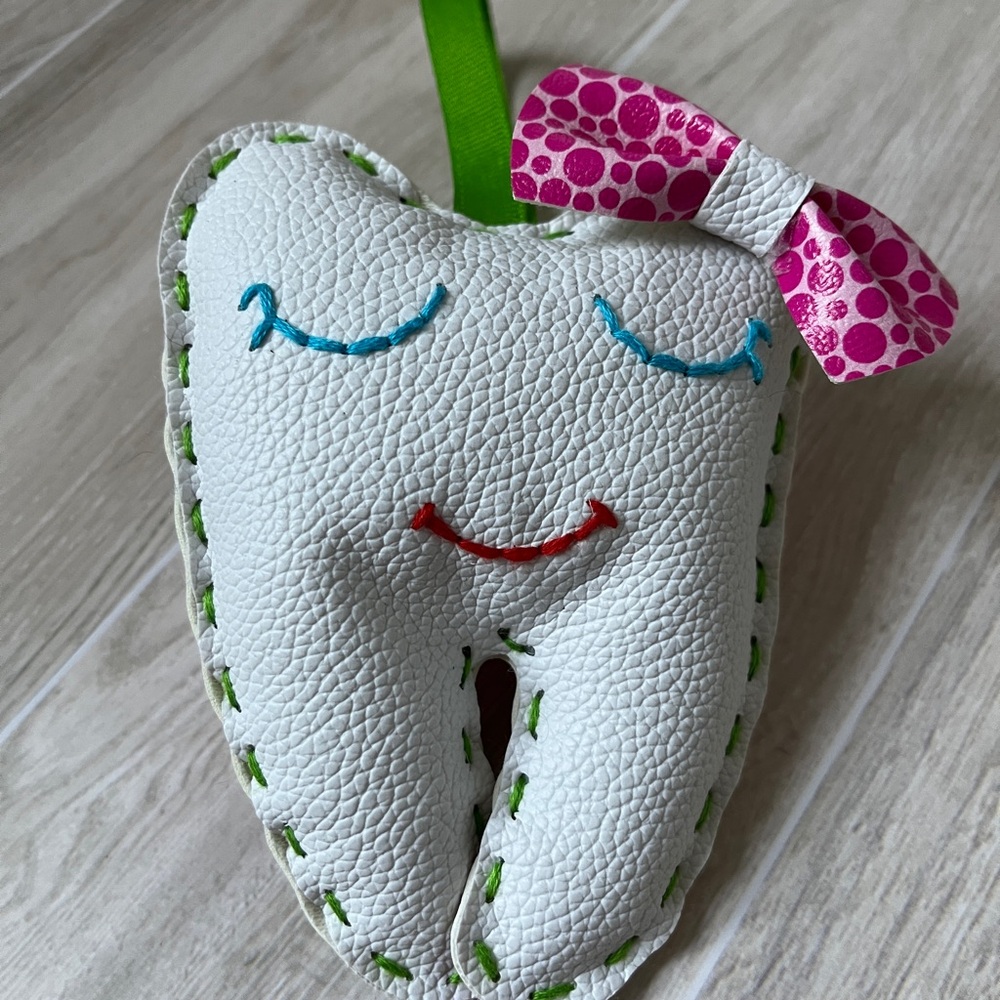 Handcrafted Dinosaur Tooth Fairy Pillow
